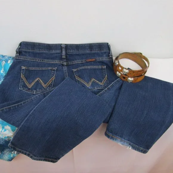 Wrangler Q-Baby Dark Dynasty Ultimate Riding Jeans - Picture 5 of 15